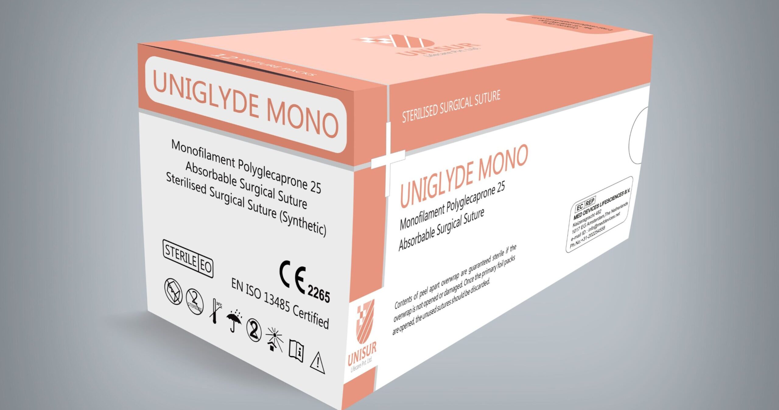 Poliglecaprone Suture (UNIGLYDE MONO) 1 Poliglecaprone Suture (UNIGLYDE MONO) 1