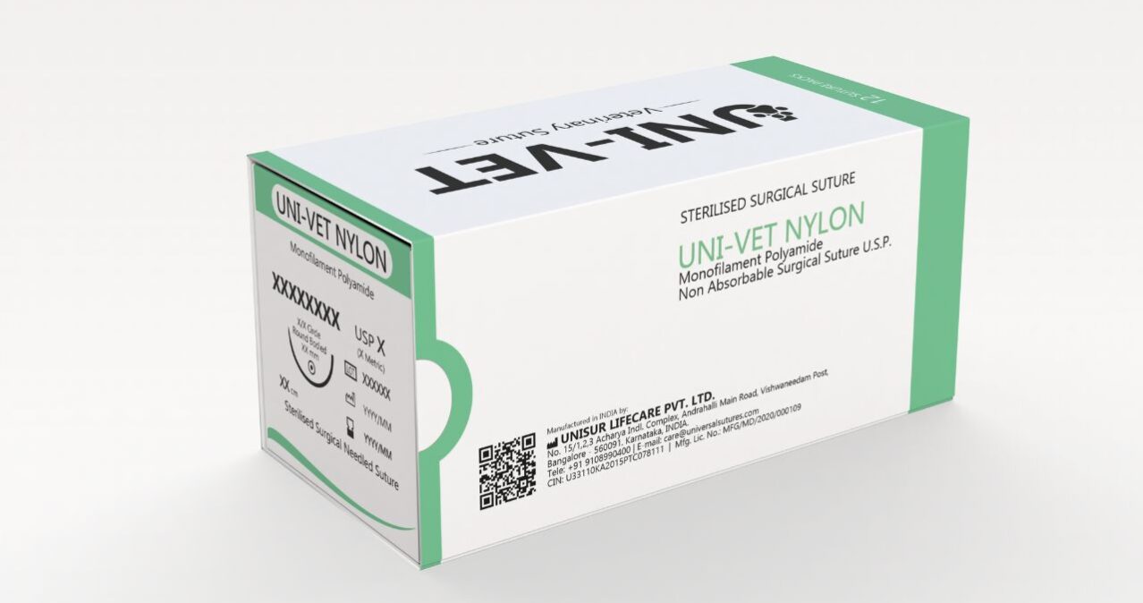 UNI-Vet Nylon Polyamide Suture 2 UNI-Vet Nylon Polyamide Suture 2