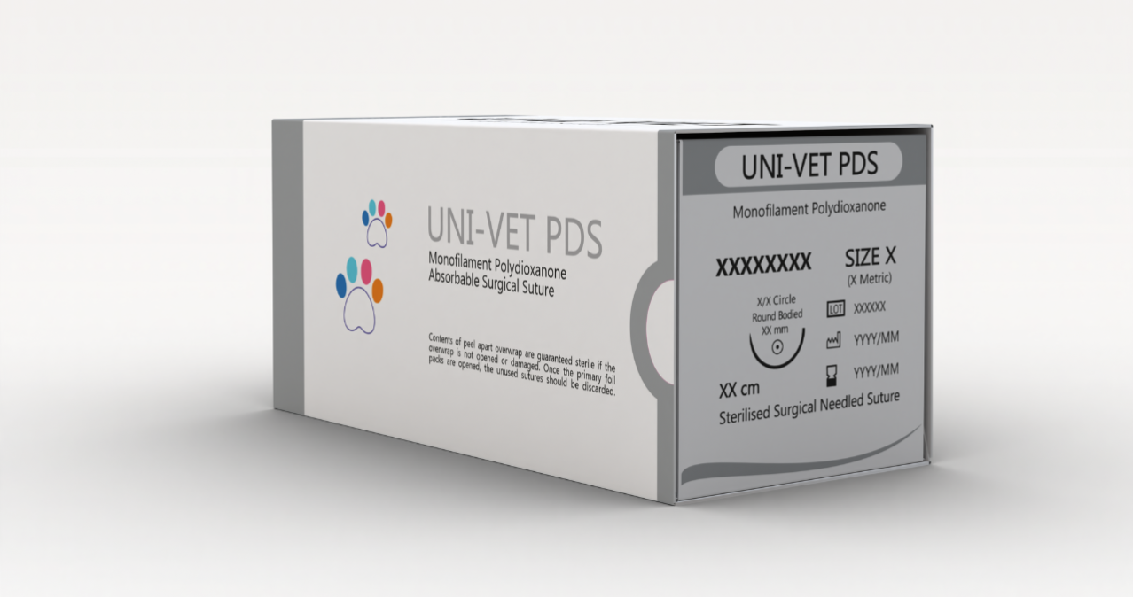UNI-Vet PDS Polydioxanone Suture 4 UNI-Vet PDS Polydioxanone Suture 4