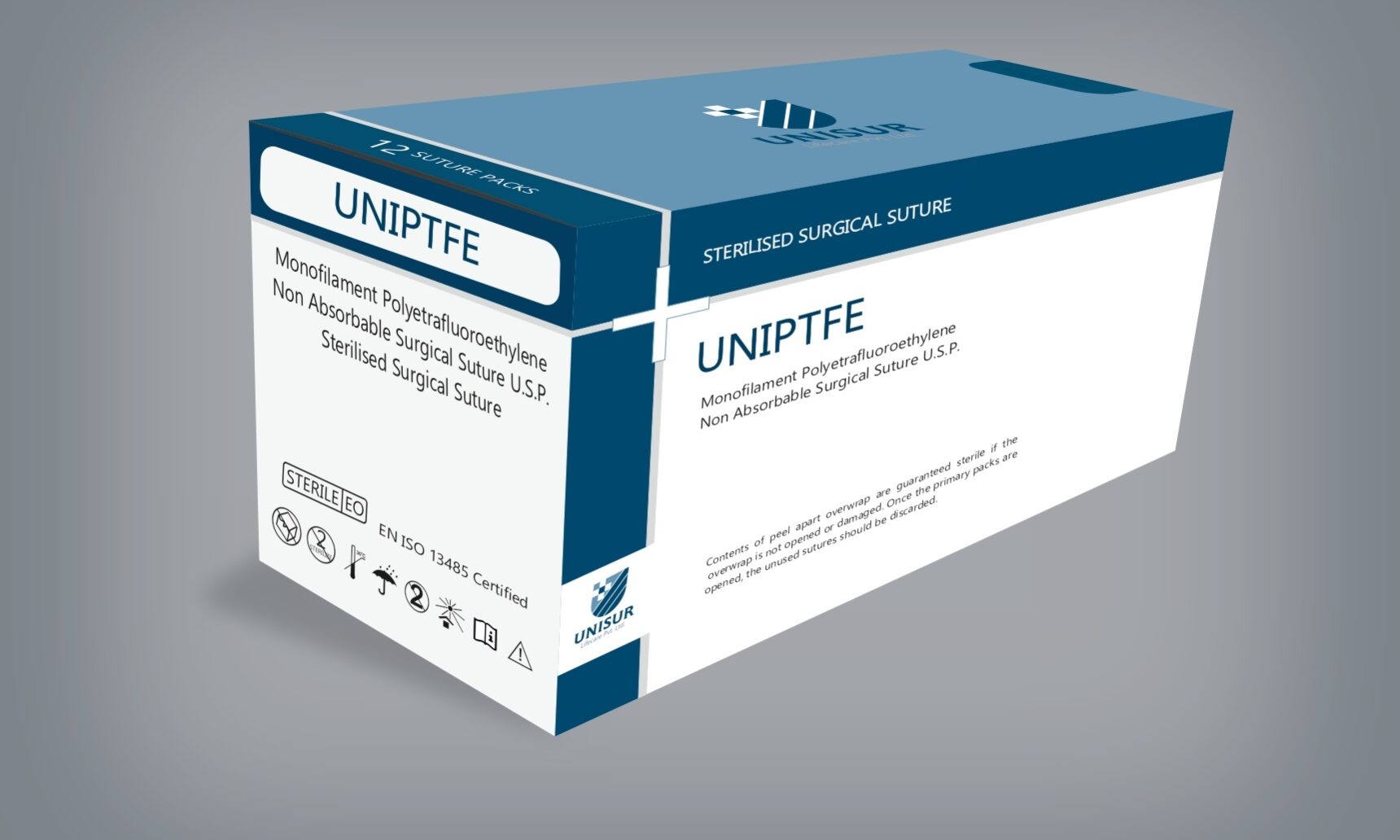 Polytetrafluoroethylene Suture - UNI PTFE 1