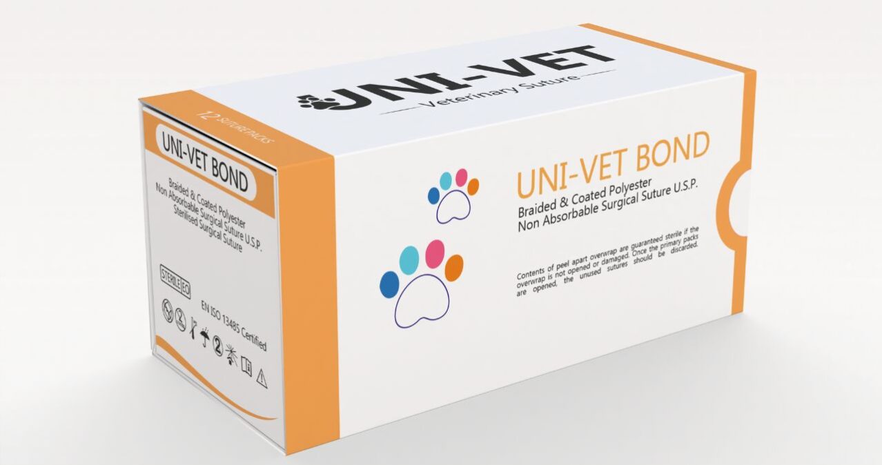 UNI-Vet Bond Polyester Suture 3 UNI-Vet Bond Polyester Suture 3