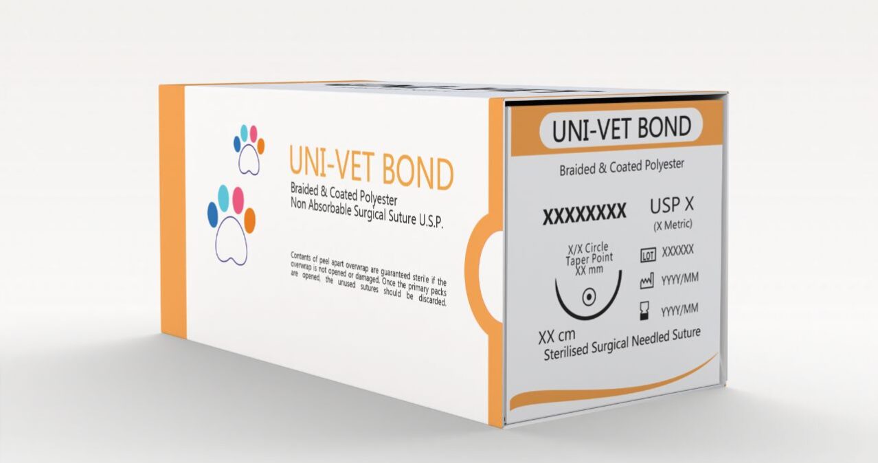UNI-Vet Bond Polyester Suture 4 UNI-Vet Bond Polyester Suture 4