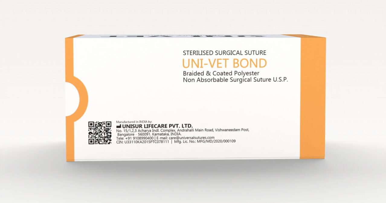 UNI-Vet Bond Polyester Suture 1 UNI-Vet Bond Polyester Suture 1