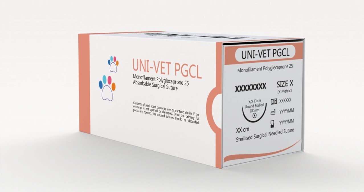 UNI-Vet PGCL Polyglecaprone Suture 5