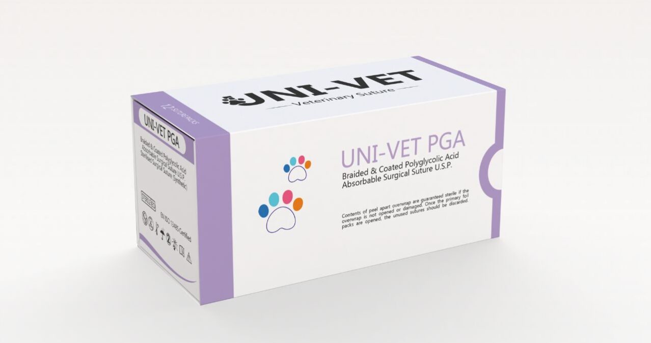 UNI-Vet PGA Polyglicolic Acid Suture 1