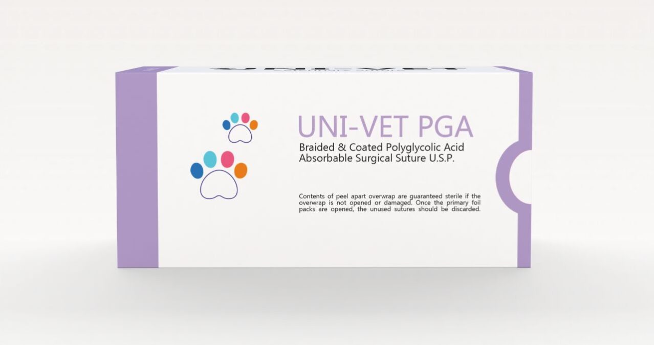 UNI-Vet PGA Polyglicolic Acid Suture 5