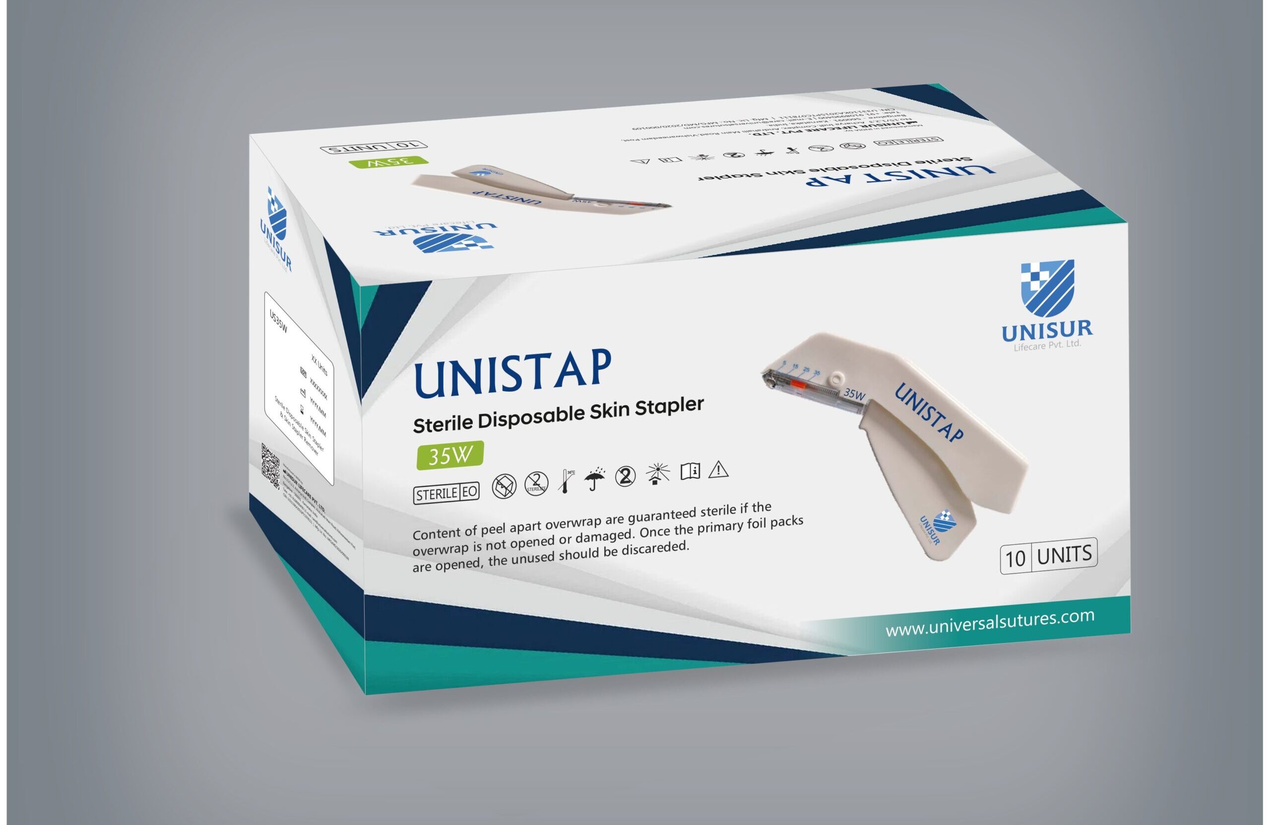 Disposable Skin Stapler - UNISTAP 1 Grapadora cutánea desechable
