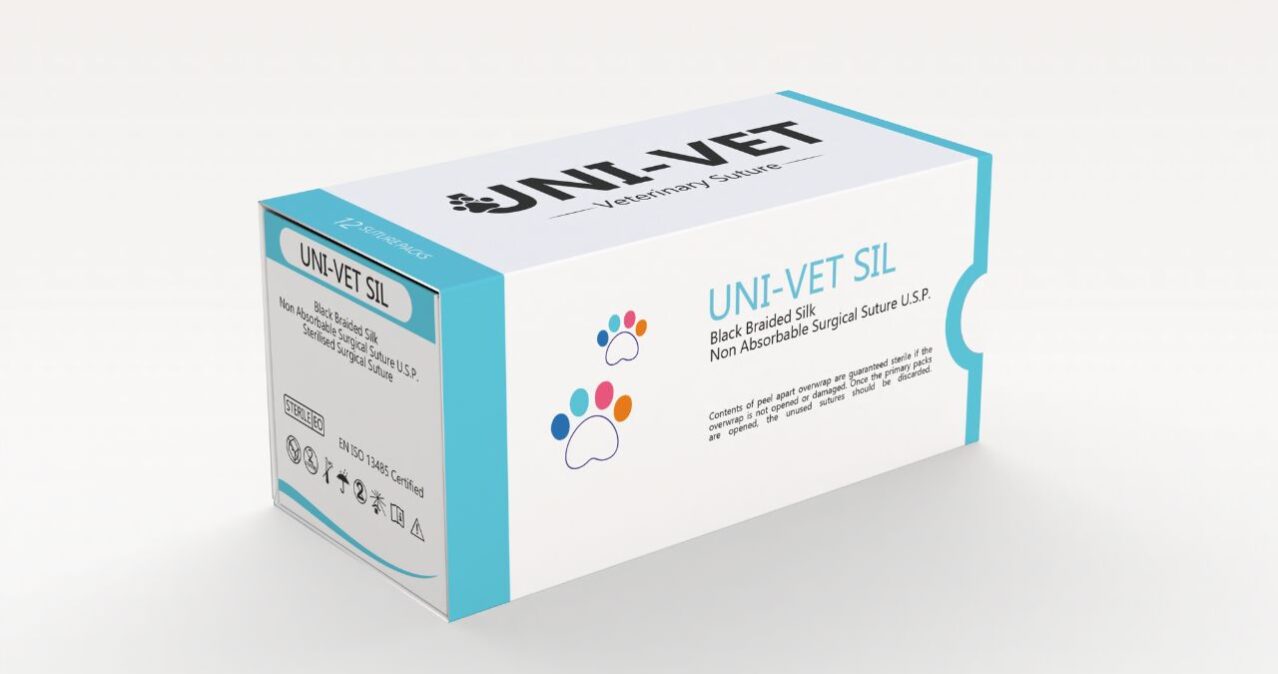 Sutura de seda UNI-Vet 1 Sutura de seda UNI-Vet 1
