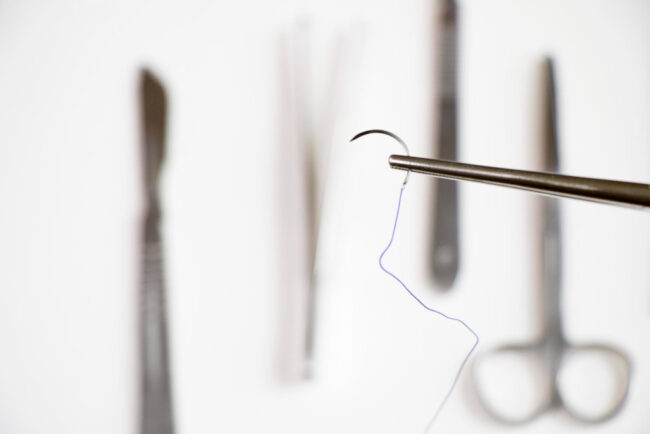 What Type of Suture Is Used to Close Skin