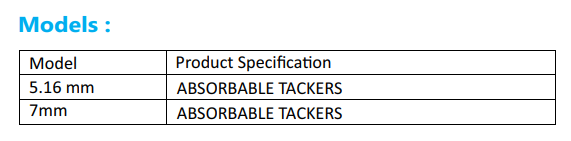 Absorbable Tacker - UNITACK 4 Absorbable Tacker - UNITACK 4