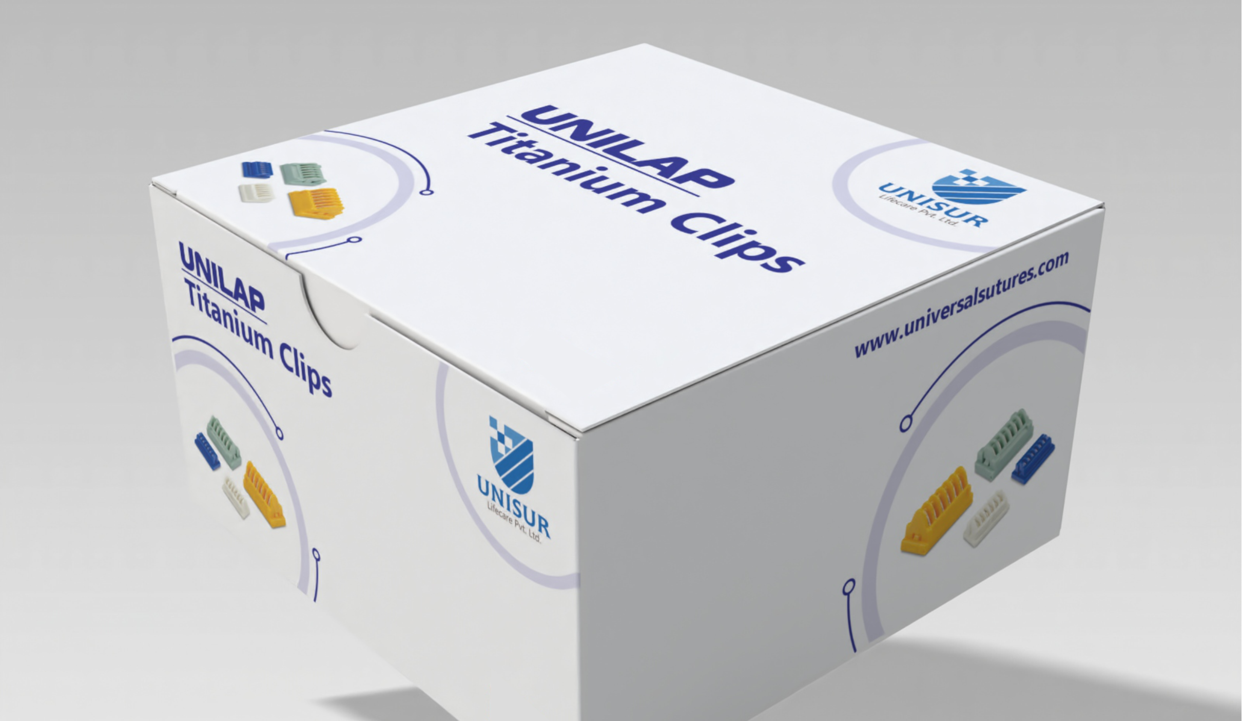 Titanium Ligating Clips - UNILAP 2 Titanium Ligating Clips - UNILAP 2