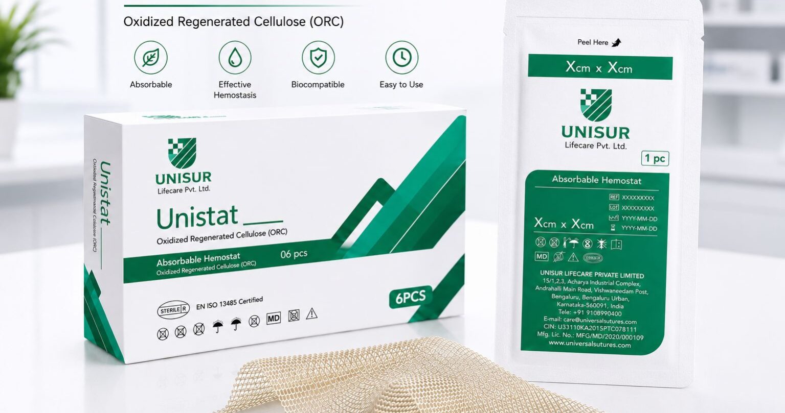 UNISTAT™ - Oxidized Regenerated Cellulose 1 Oxidized Regenerated Cellulose